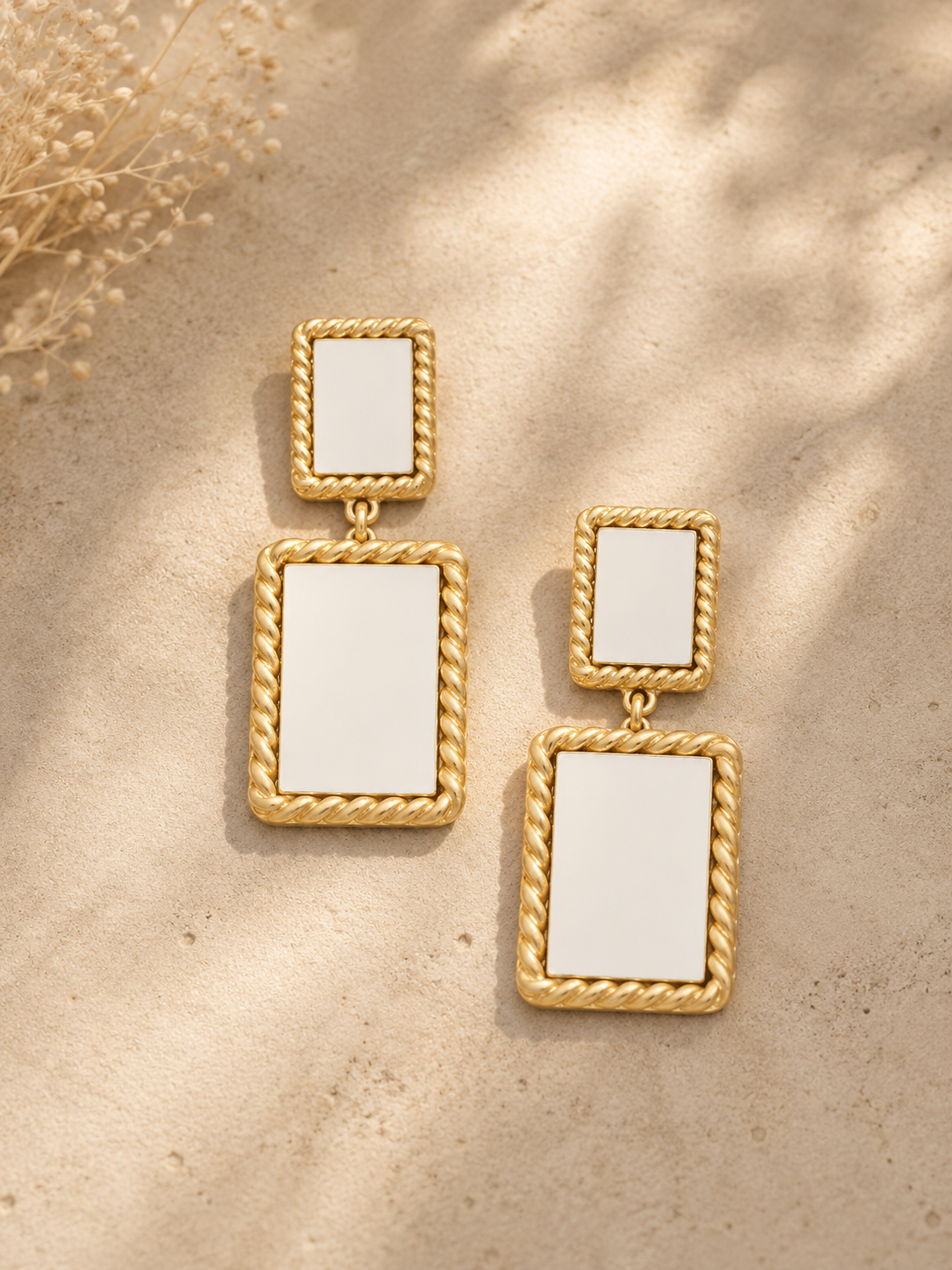 Arlo Wood Dangle Earrings