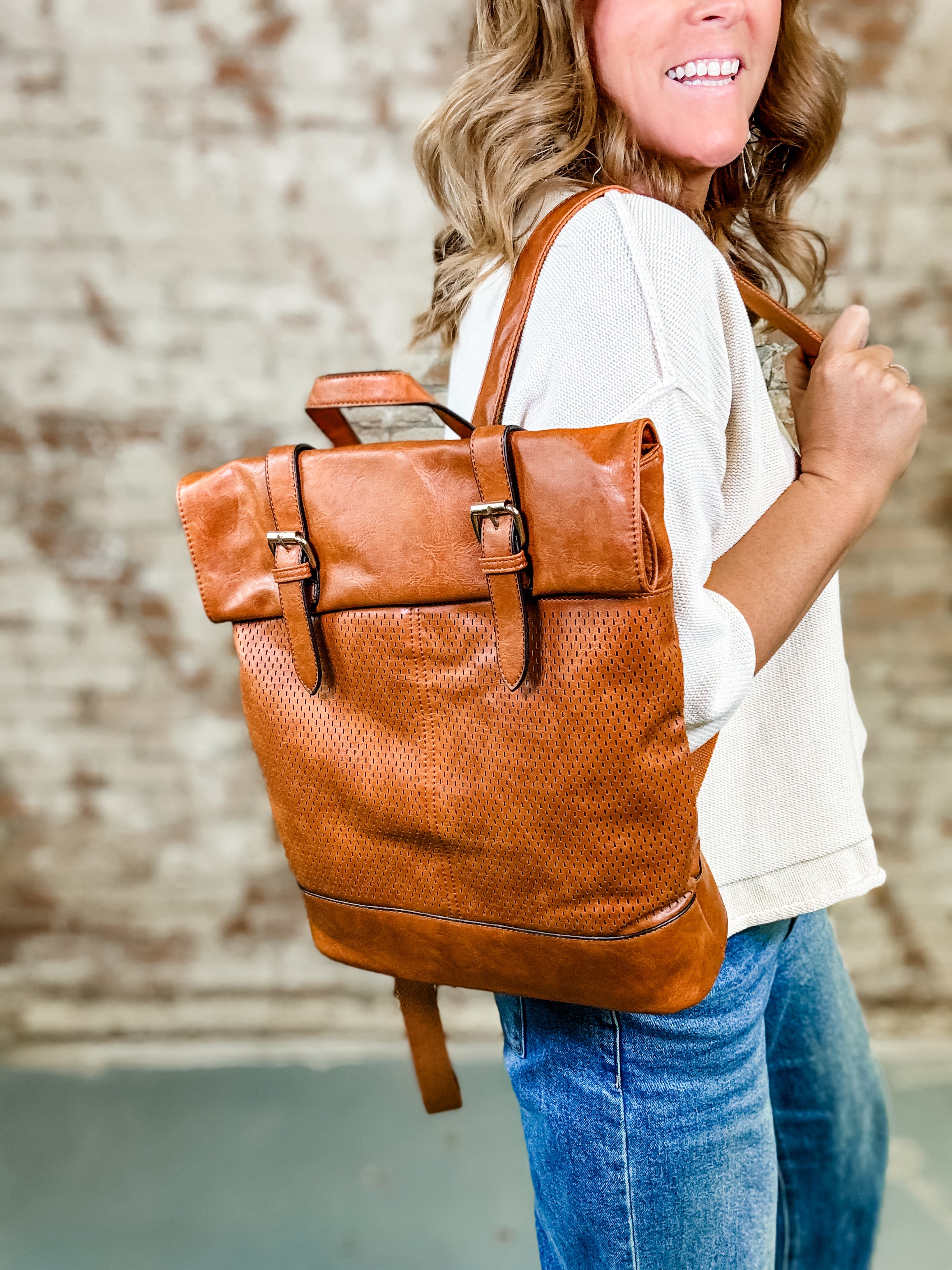 Samayra Laser Cut Backpack