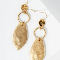 Metal Geometric Dangle Drop Earrings