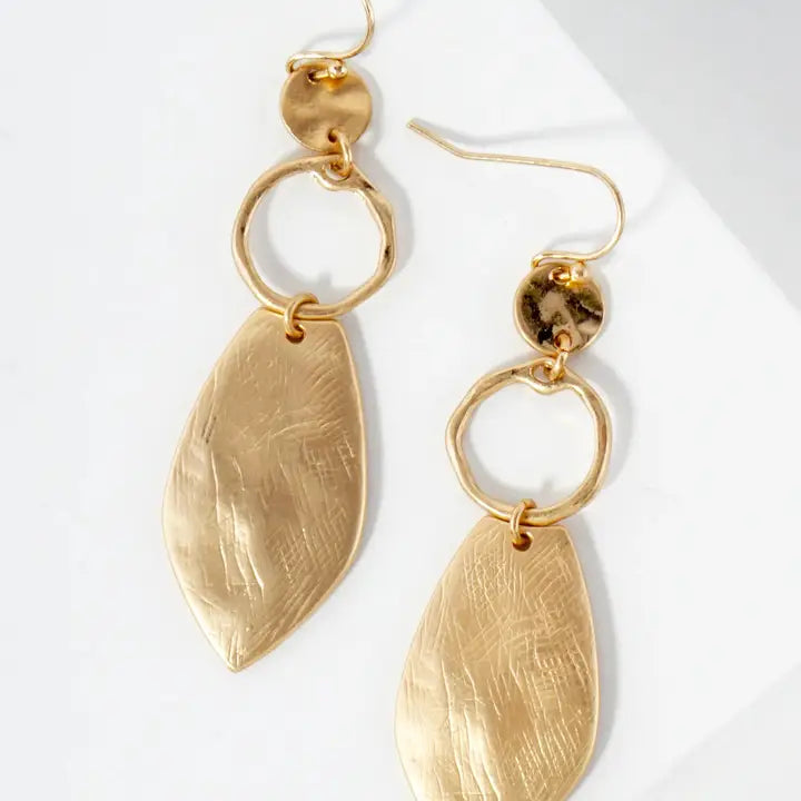 Metal Geometric Dangle Drop Earrings