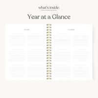 Blue Stripes Undated Planner