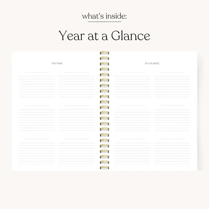 Blue Stripes Undated Planner