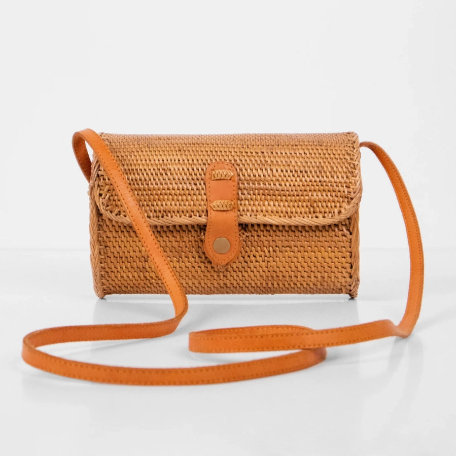 Azora Rattan Purse