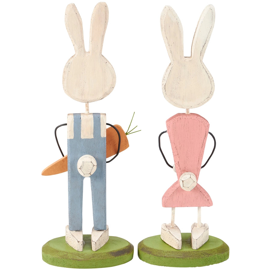 Stand Up Wooden Bunny