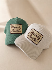 Howdy Darlin' Corduroy Cap