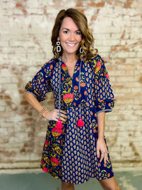 THML Remington Floral Dress