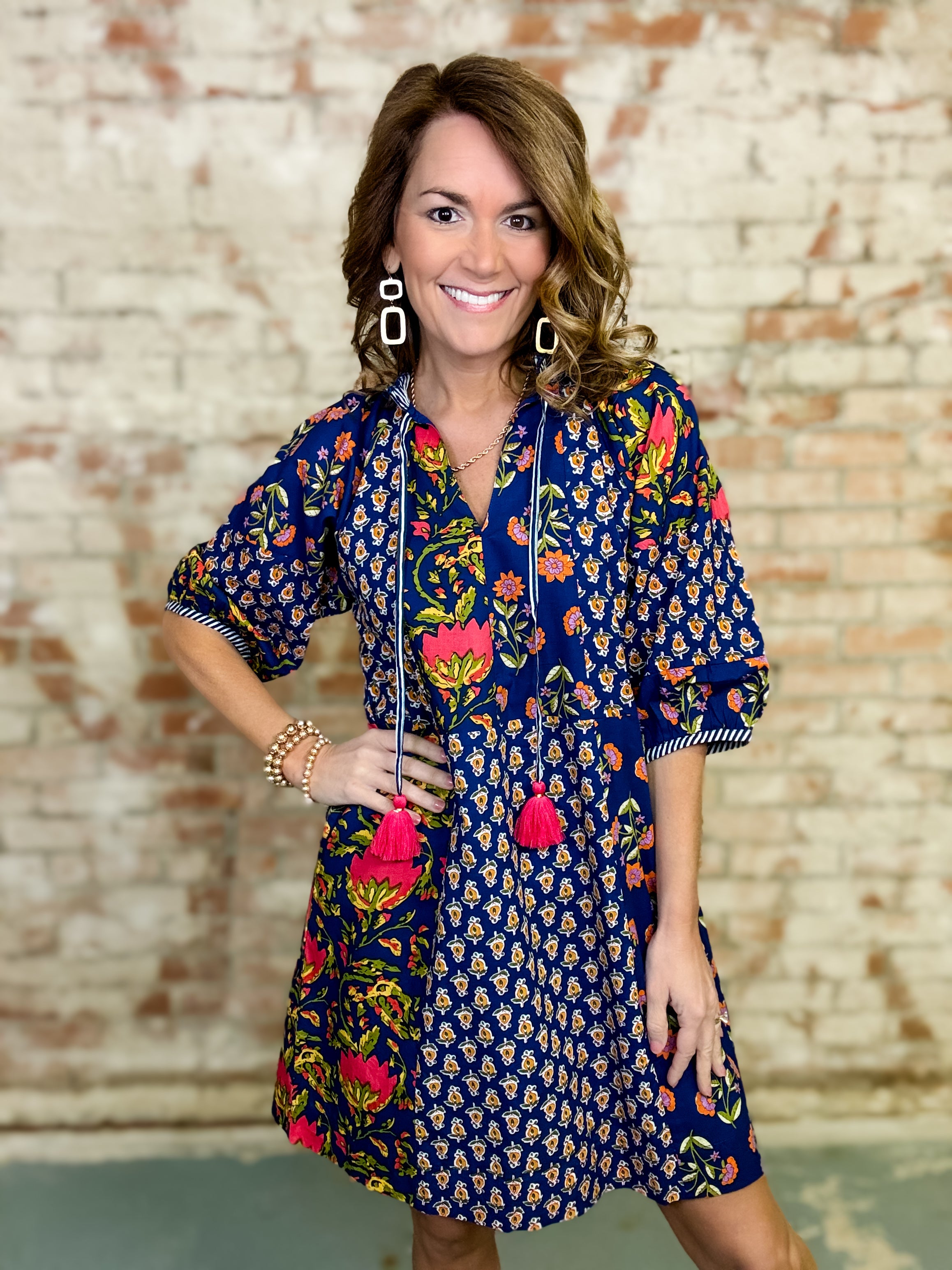 THML Remington Floral Dress