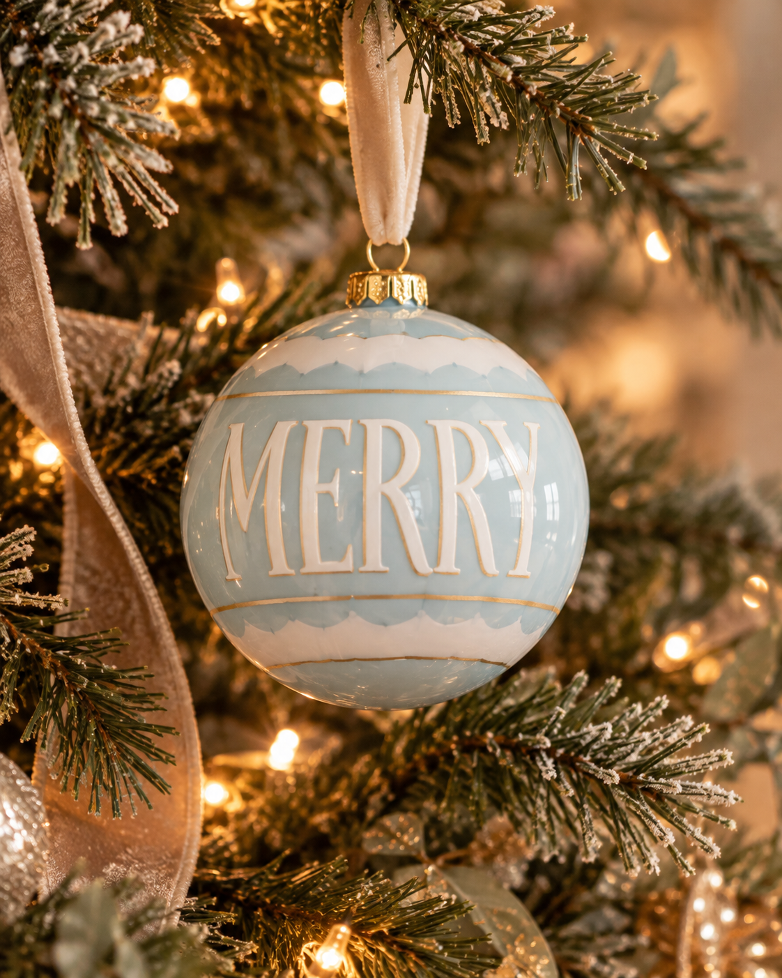 Decoupage Ball Ornaments