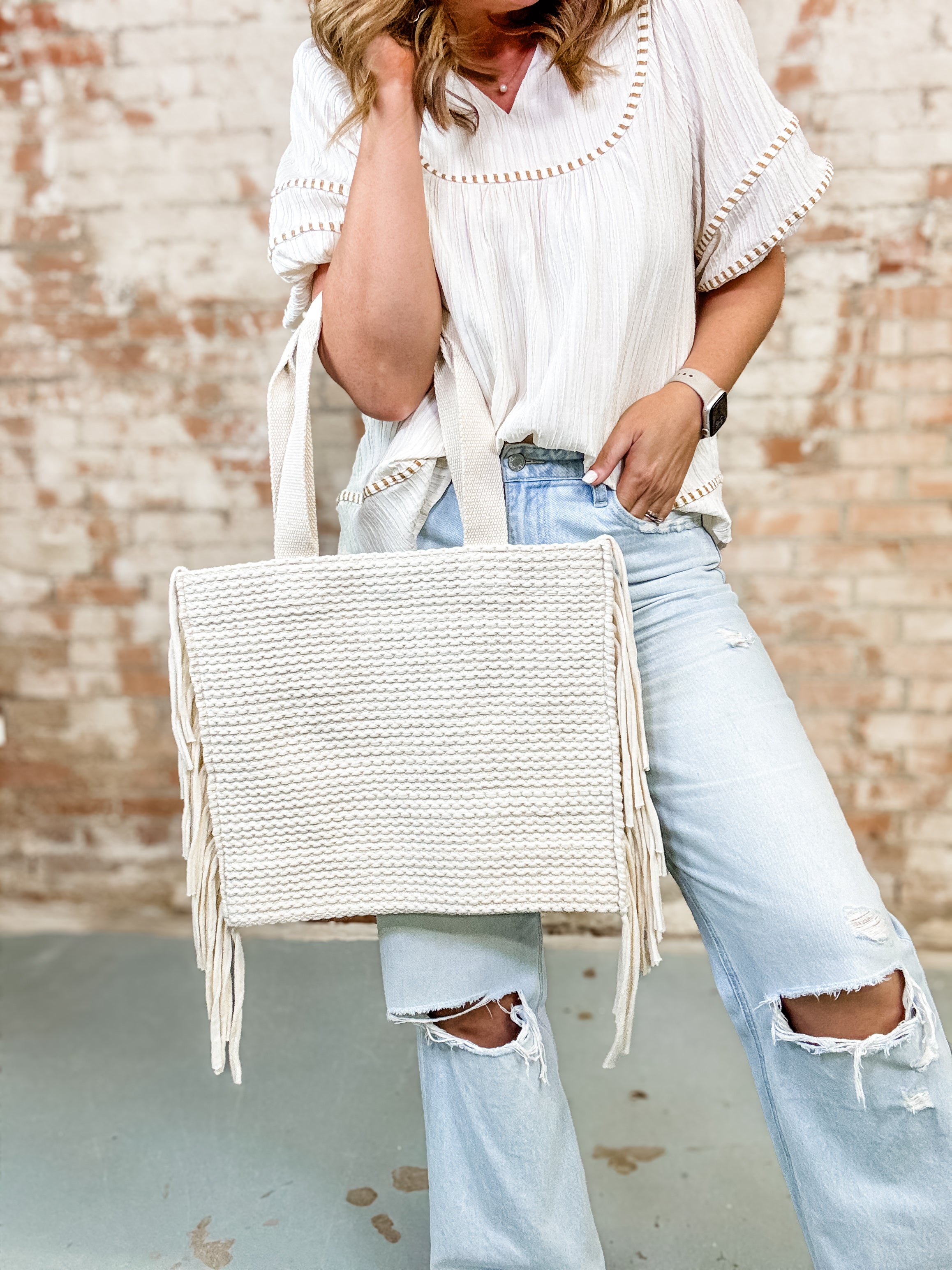 Bea Ivory Tote