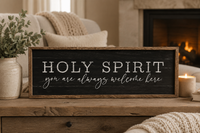 Holy Spirit Walnut Frame