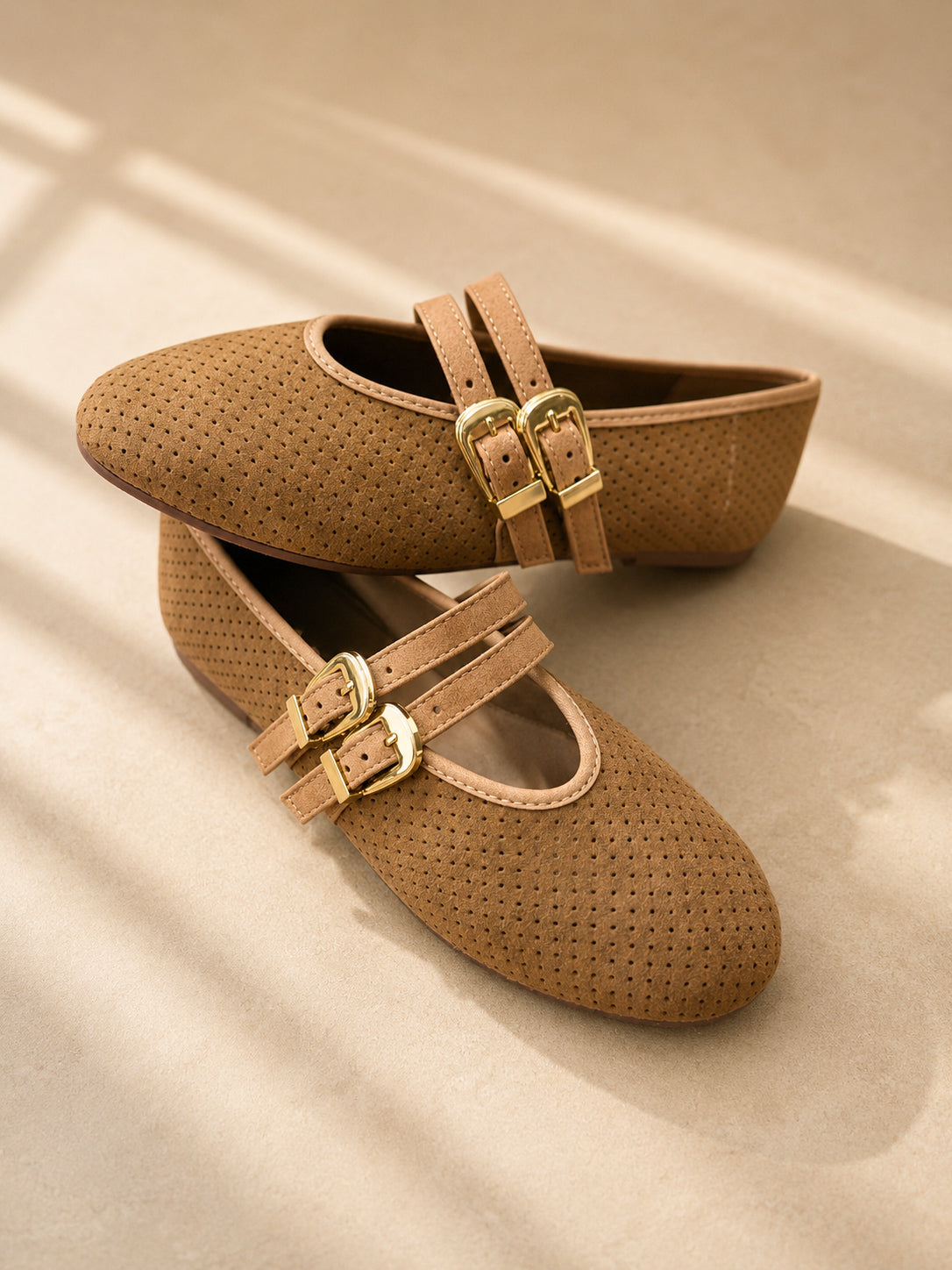 Tricia Buckle Flats