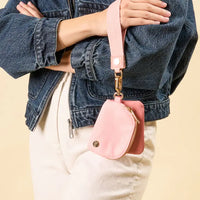 Dynamic Duo Pouch Wristlet | Rose