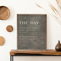The Way | Psalm 16:11 Frame