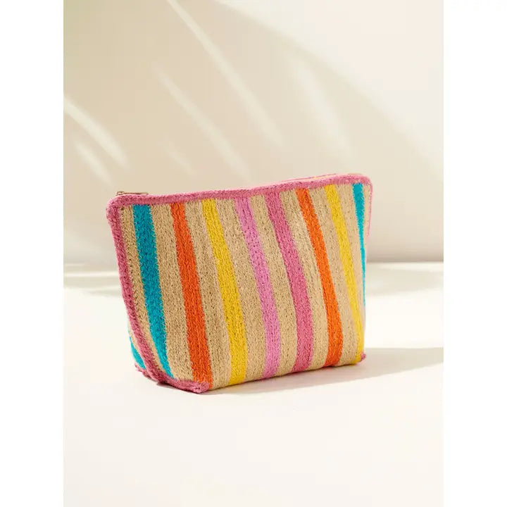 Fifi Jute Zip Pouch