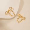 Ellie Gold Bow Earrings