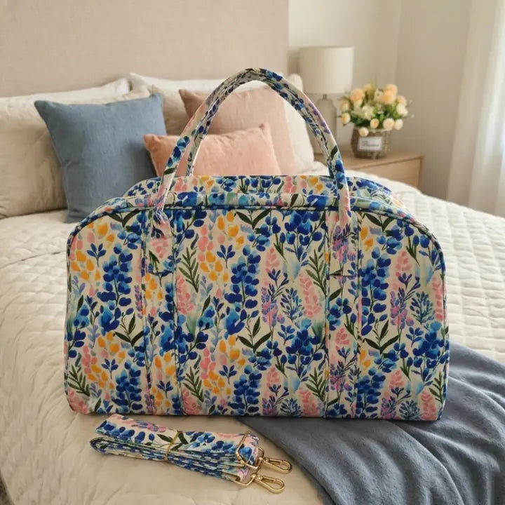 Bluebonnet Bloom Weekender Bag