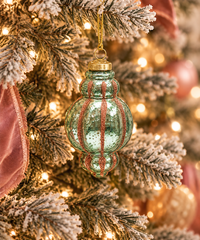 Glass Finial Tree Ornaments