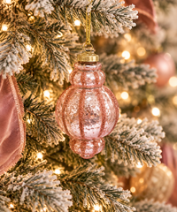 Glass Finial Tree Ornaments