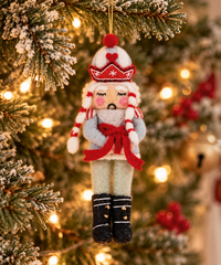 Wool Felt Nutcracker Ornaments