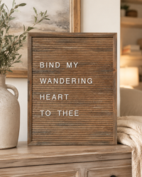 Wood Letter Board