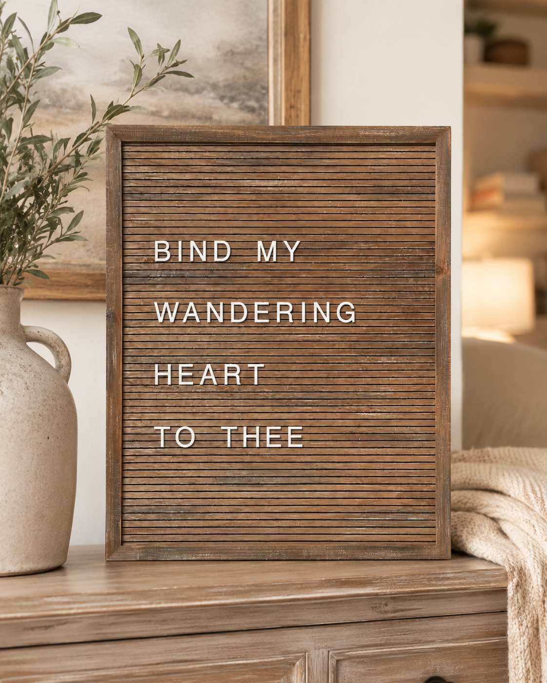 Wood Letter Board