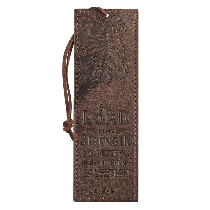 "Strength" Leather Bookmark Collection