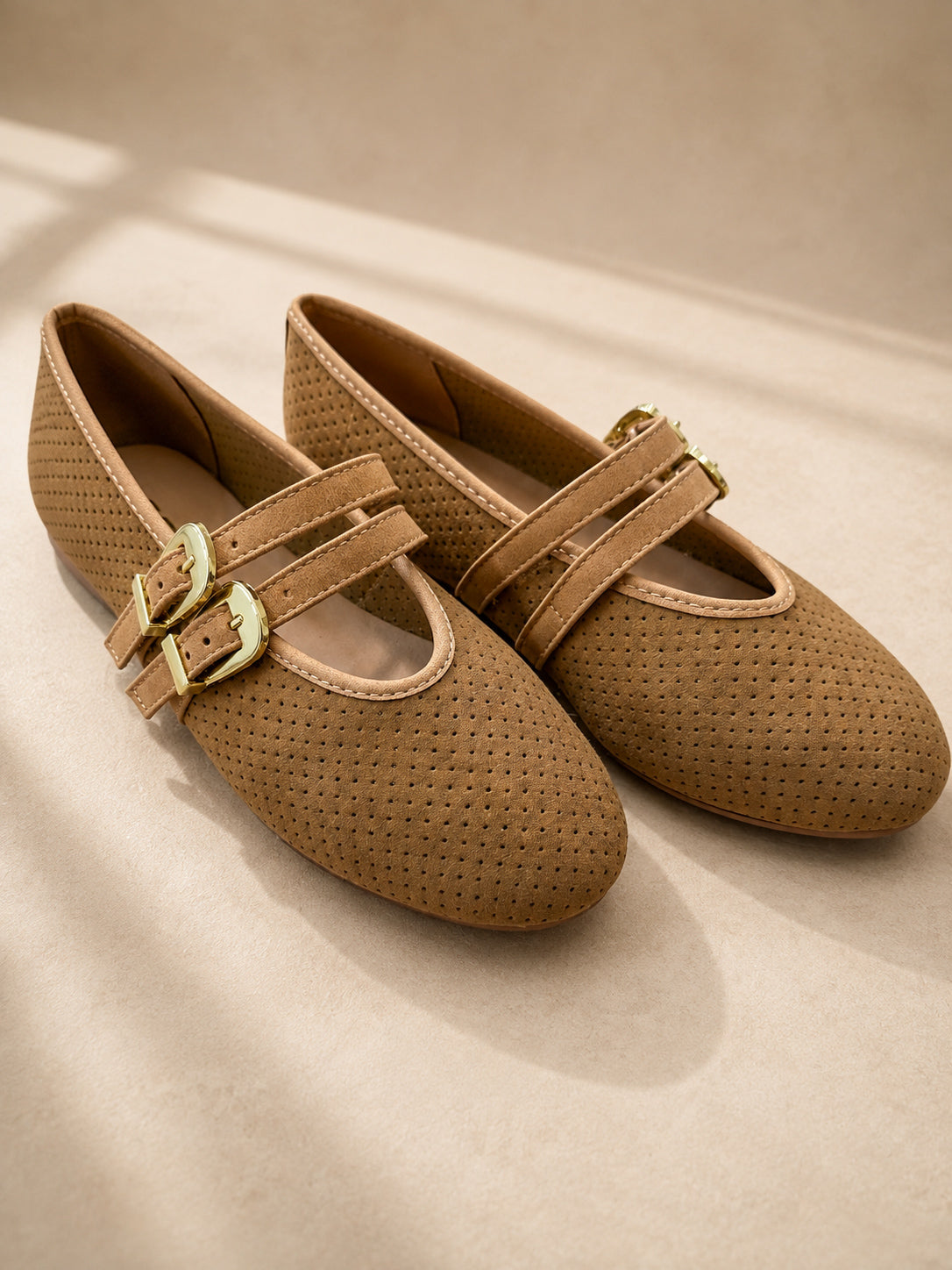 Tricia Buckle Flats