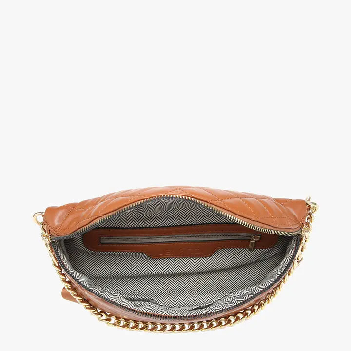 Sylvie Quilted Belt Bag w/ Chain Strap