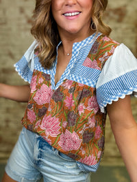 THML Lucas Floral Top