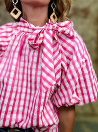 THML Prissy Gingham Top