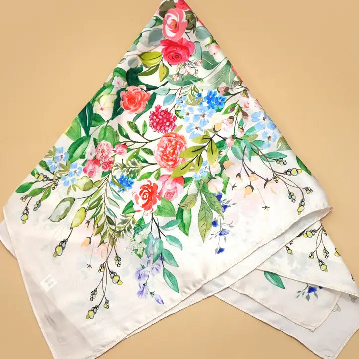 Raleigh Floral Print Scarf