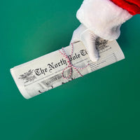 North Pole Times Gift Wrap