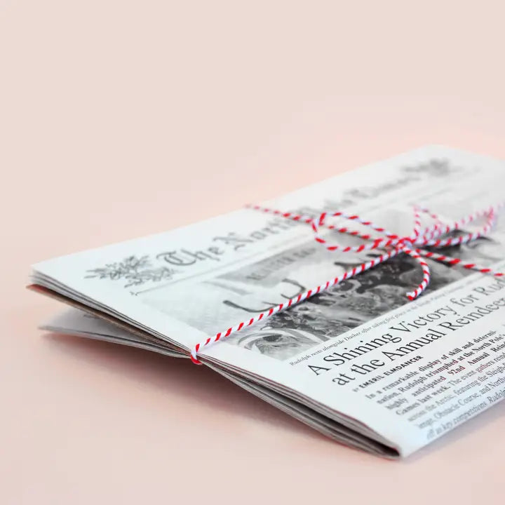 North Pole Times Gift Wrap