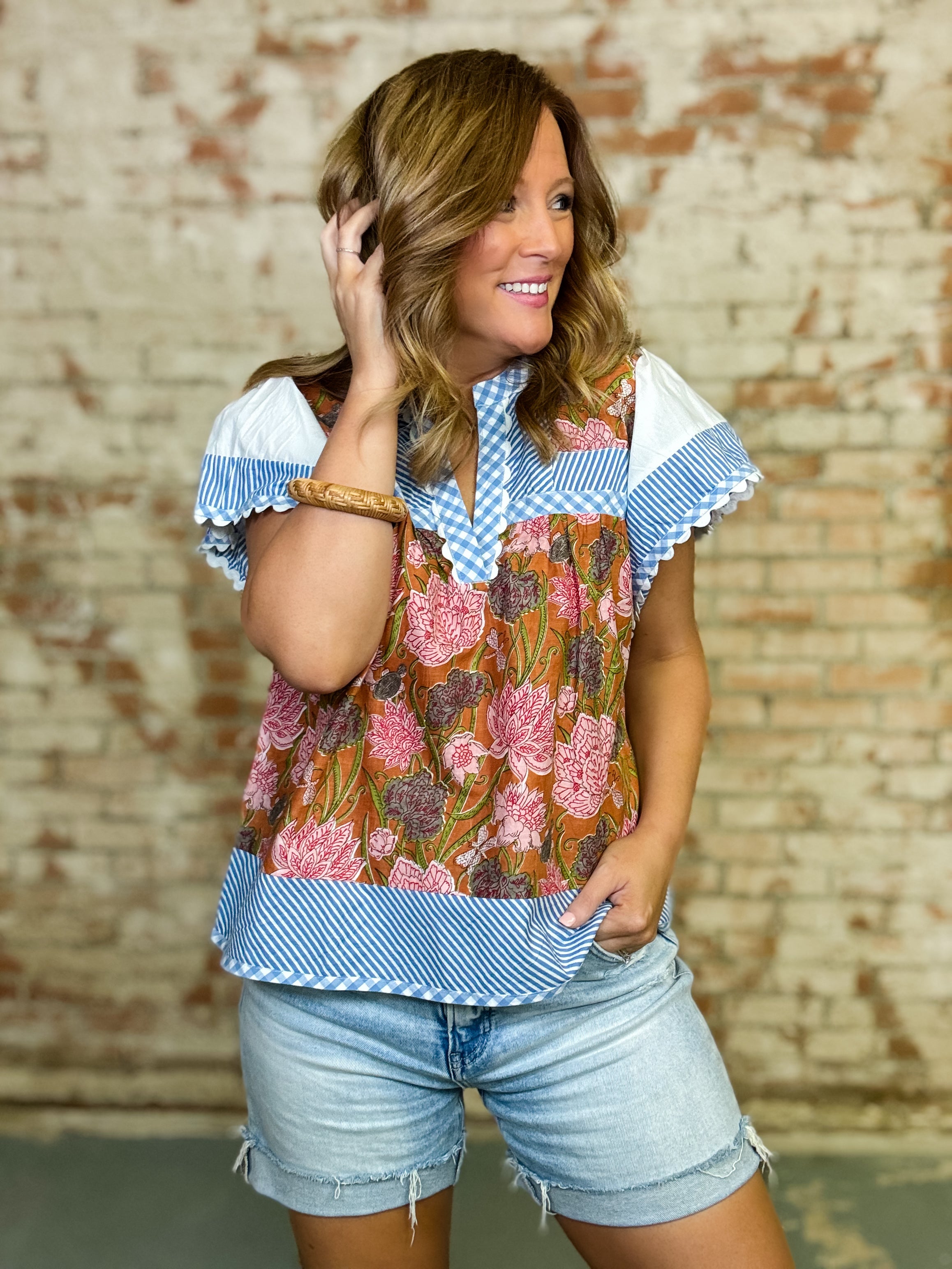 THML Lucas Floral Top