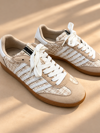 Shu Shop Tweed Taupe Stevie Sneaker