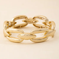 Rexford Matte Oval Link Bracelet