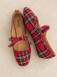 Neve Plaid Flats