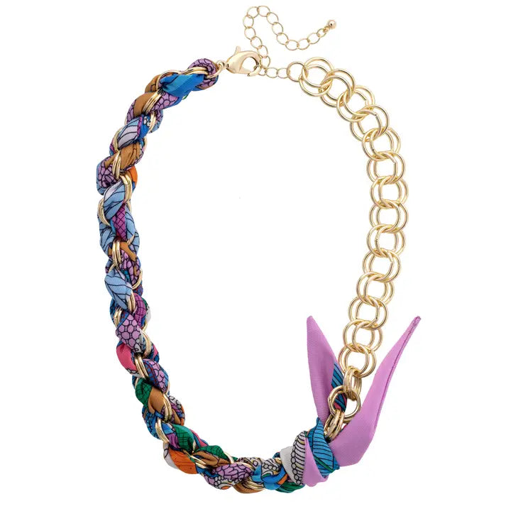 Noelle Chain Scarf Necklace