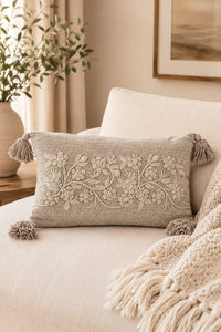 Stonewashed Embroidered Pillow