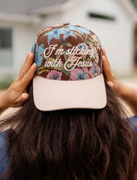 I'm Sticking With Jesus Cap