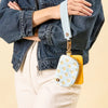 Dynamic Duo Pouch Wristlet | Marigold Blue