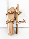 Kendi Bow Strap Flat Sandals