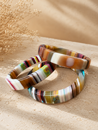 Nydia Resin Bangle Bracelet