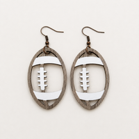 Gameday Football Earrings