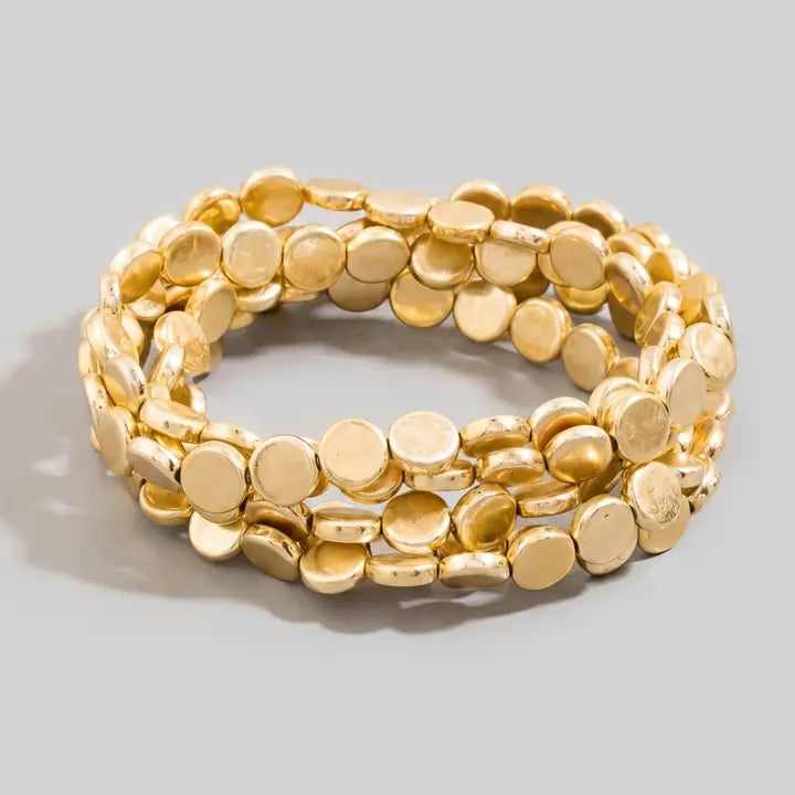 Neriah Disc Bracelet Set