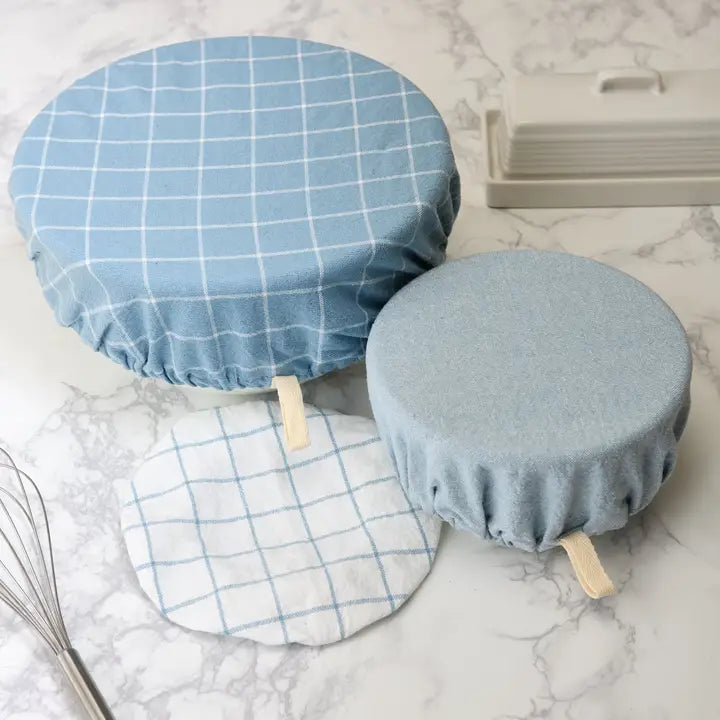 Dusty Blue Dish Cover Set