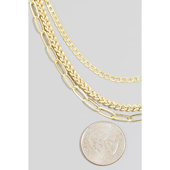 Curren Mixed Chain Necklace