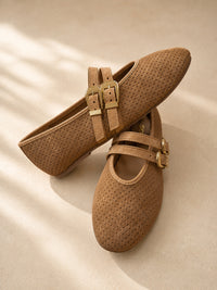 Tricia Buckle Flats