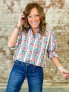 THML Brinkley Floral Print Top