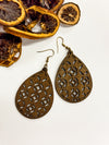 Wooden Dangle Earrings